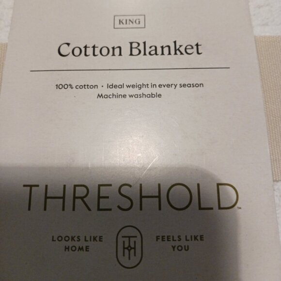 Threshold king cotton blanket - Picture 2 of 3